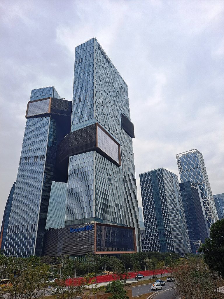 Tencent Seafront Towers in Shenzhen